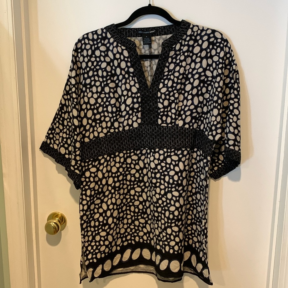 Saint Tropez West silk tunic. US M.